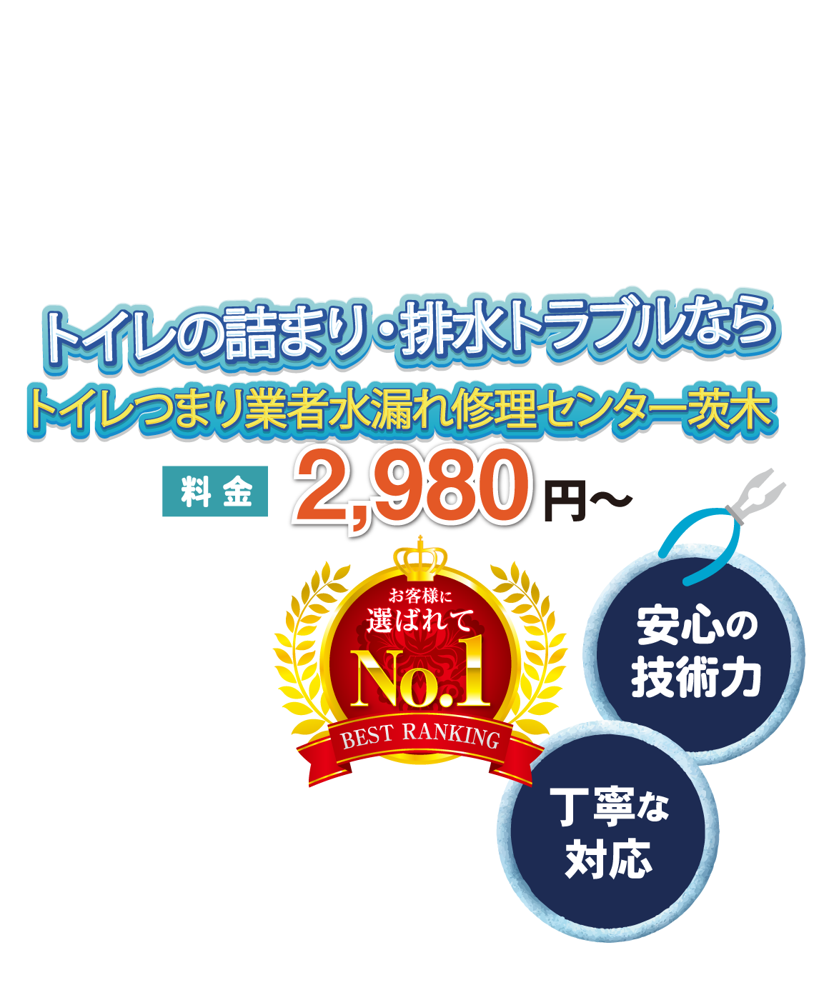 お風呂やトイレでの水漏れ・排水管など水回りの修理